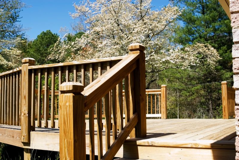 Wood Deck Building