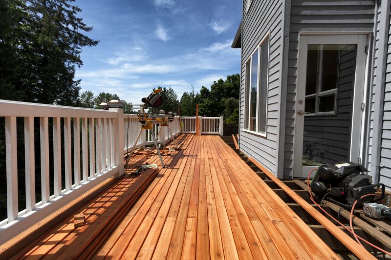 Finished Wood Deck